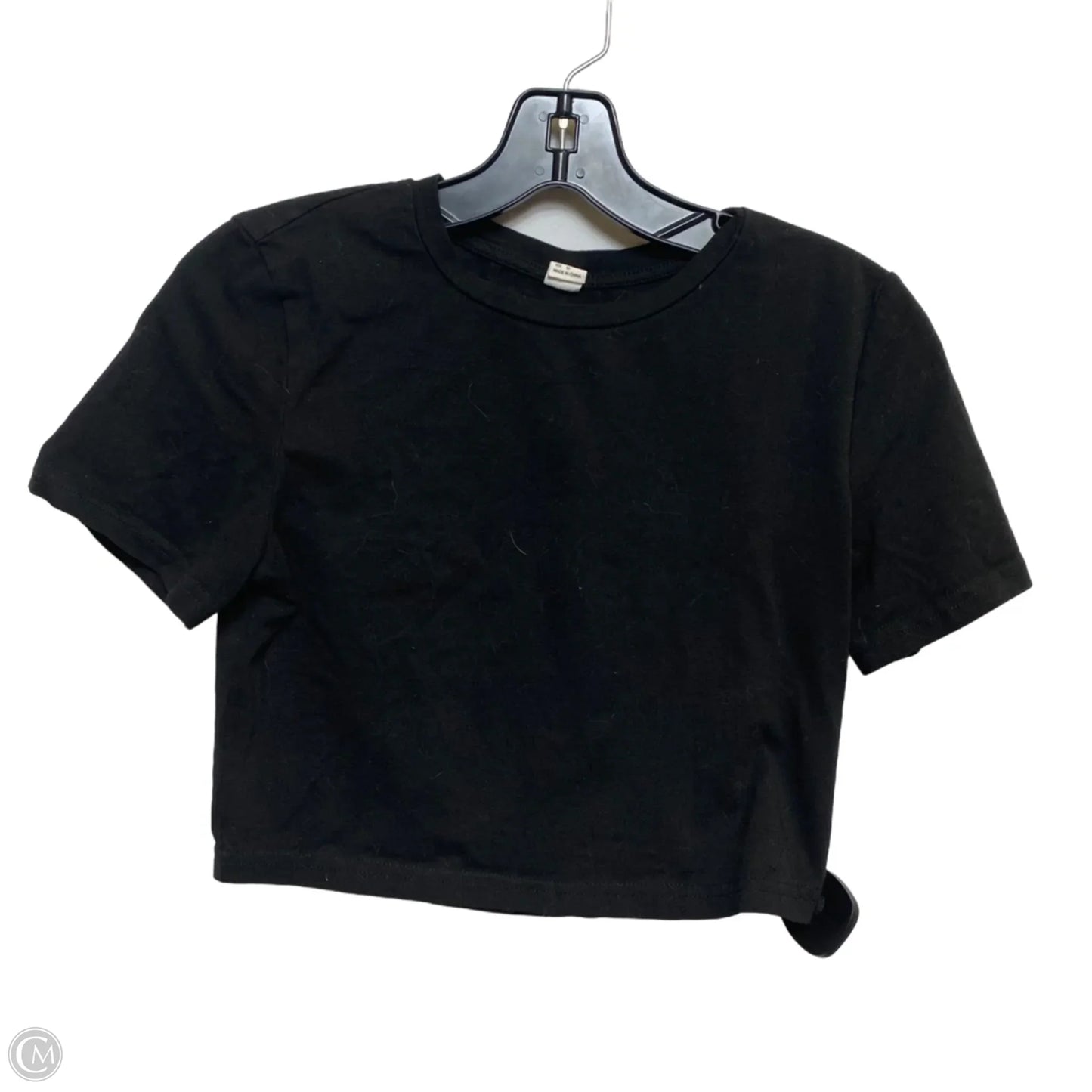 Top Short Sleeve Basic By Cmf In Black, Size: M