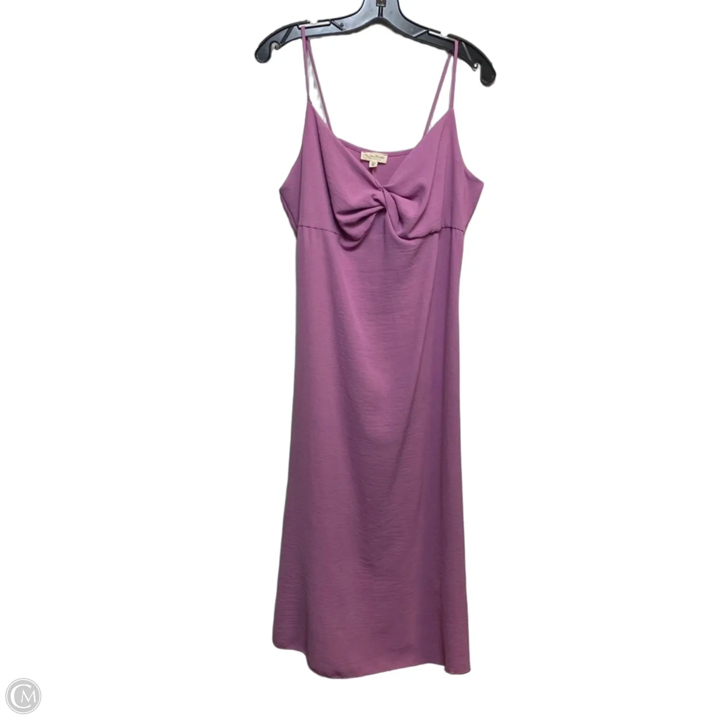 Dress Casual Midi By See You Monday In Purple, Size: Xl