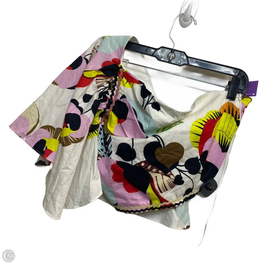 Top Sleeveless By Zara In Pink & White, Size: M