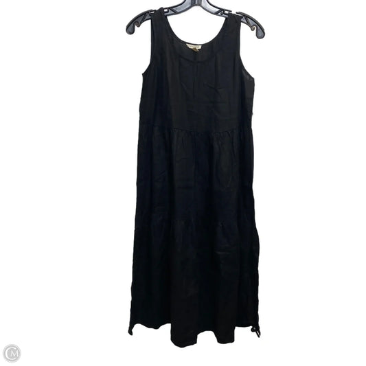 Dress Casual Midi By Eileen Fisher In Black, Size: Xxs