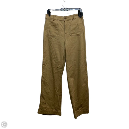 Jeans Wide Leg By Loft In Tan Denim, Size: 4