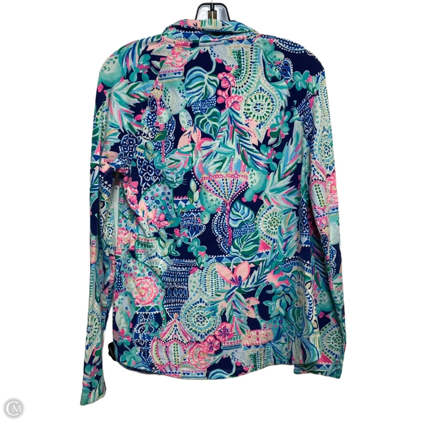 Sweatshirt Designer By Lilly Pulitzer In Blue & Green, Size: S