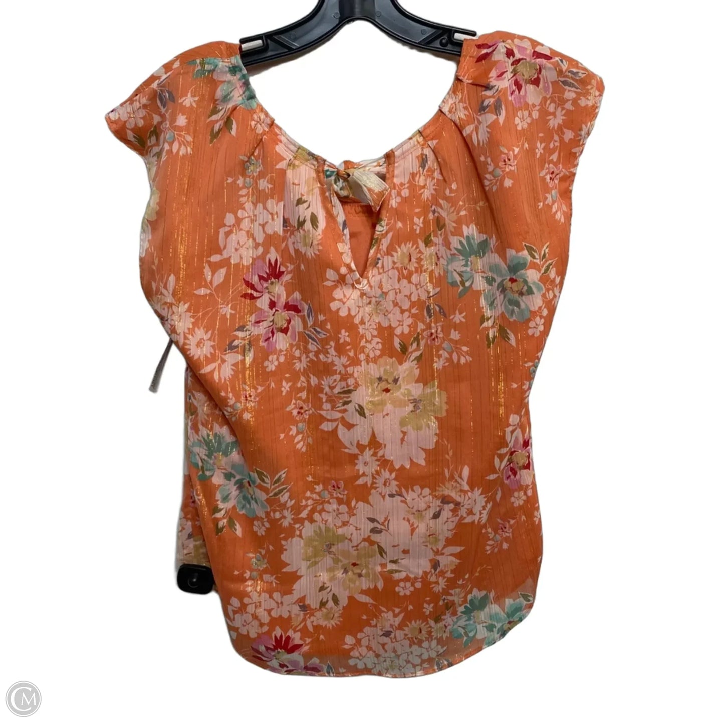 Top Sleeveless By Lc Lauren Conrad In Orange, Size: S
