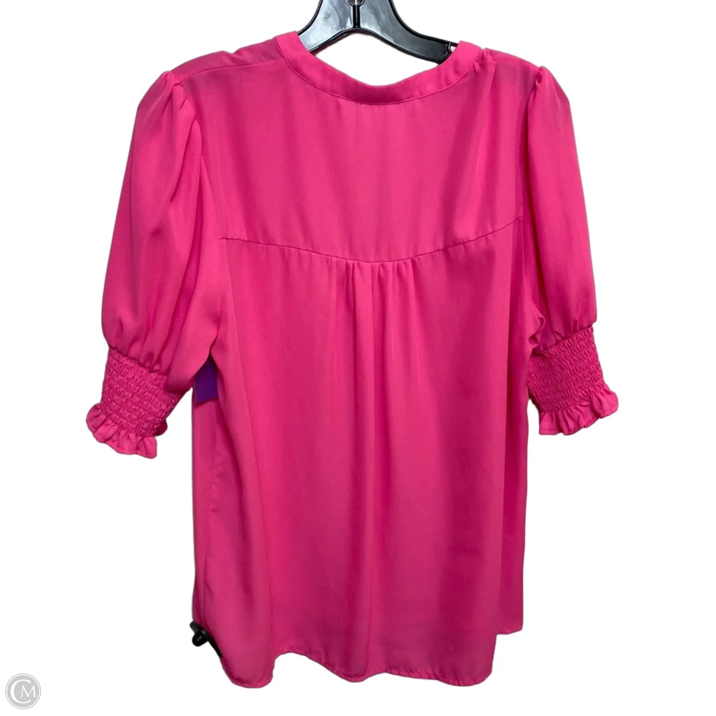 Top Short Sleeve By OTT In Pink, Size: S