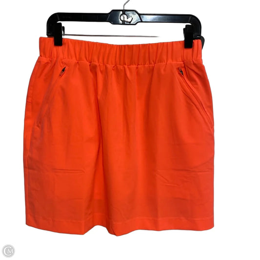 Athletic Skort By Lou And Grey In Orange, Size: S