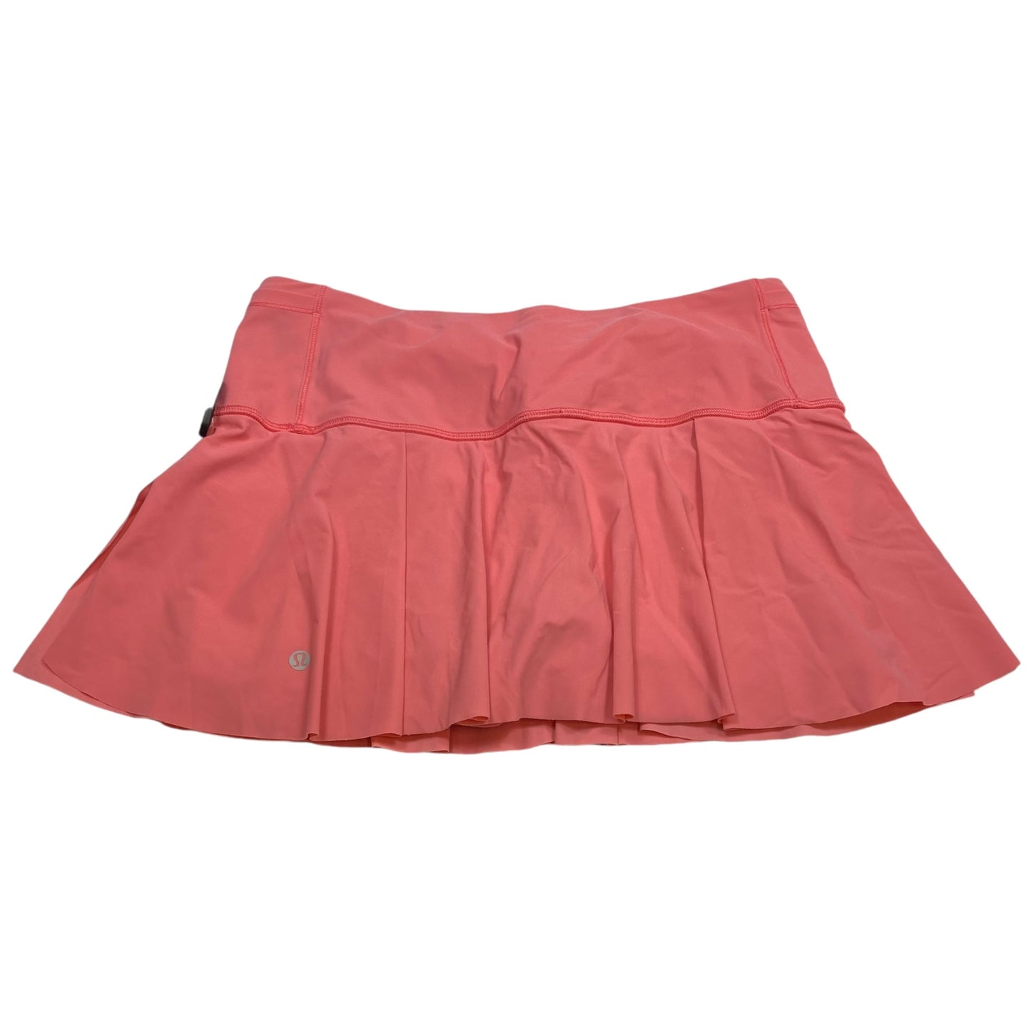 Athletic Skort Designer By Lululemon In Pink, Size: 8