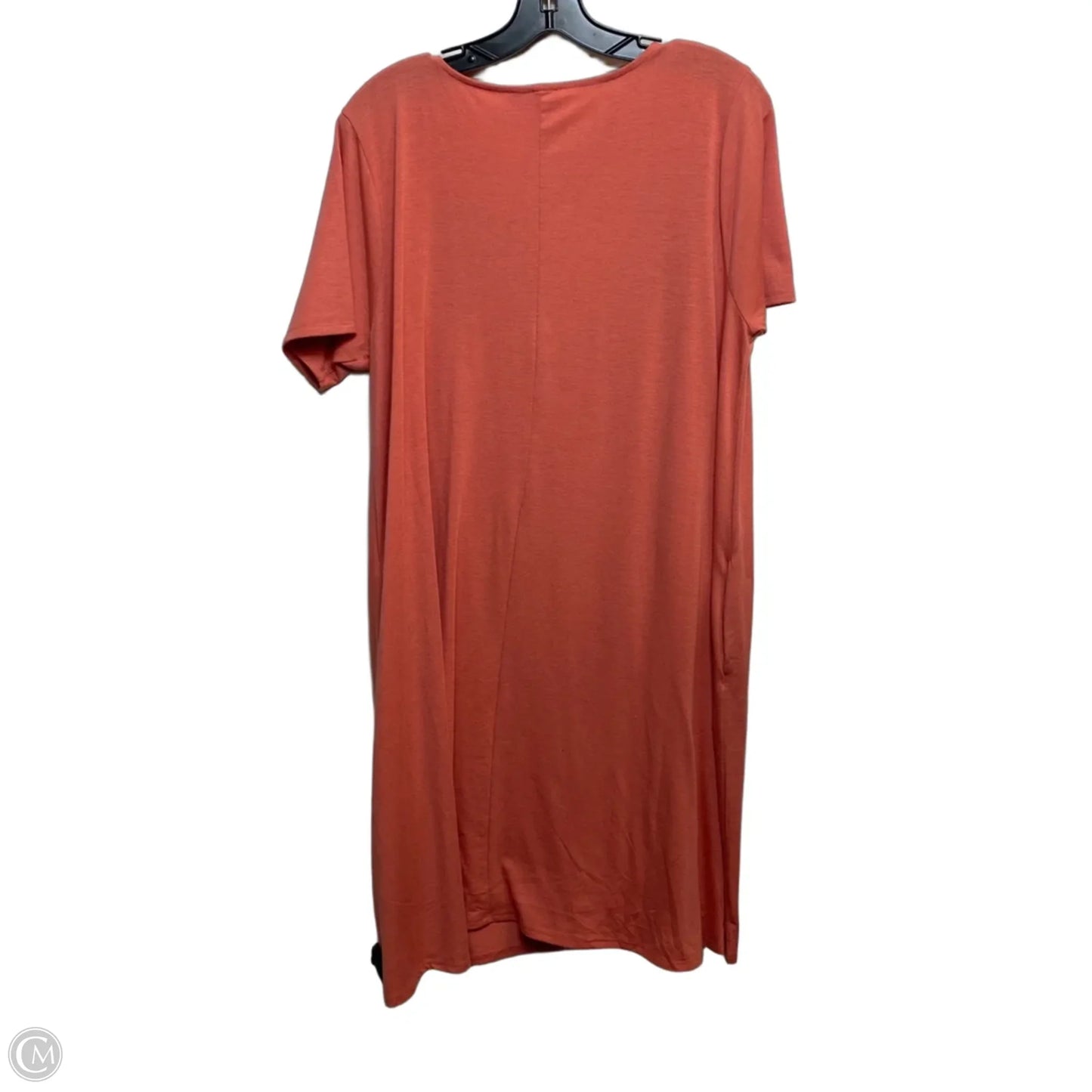 Dress Casual Short By Zenana In Orange, Size: 2x