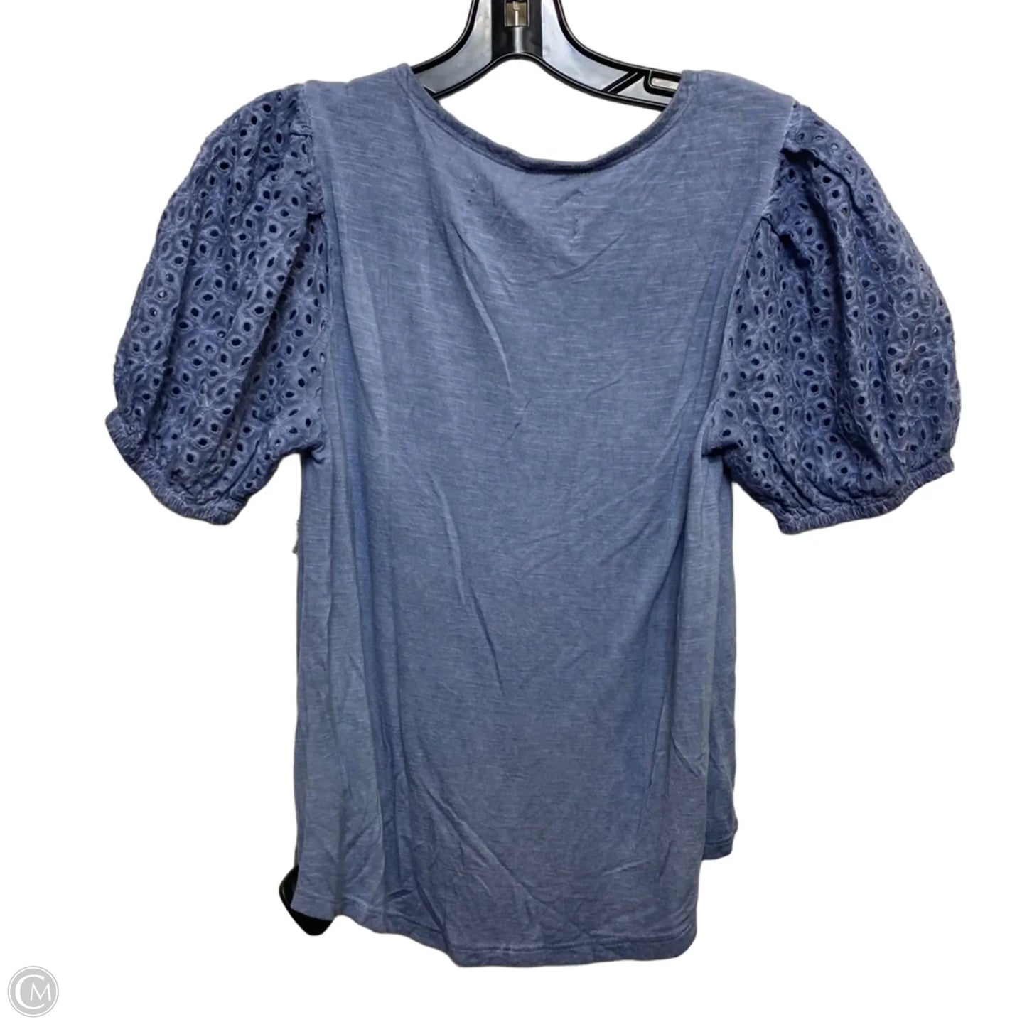 Top Short Sleeve By Cupio In Blue, Size: S