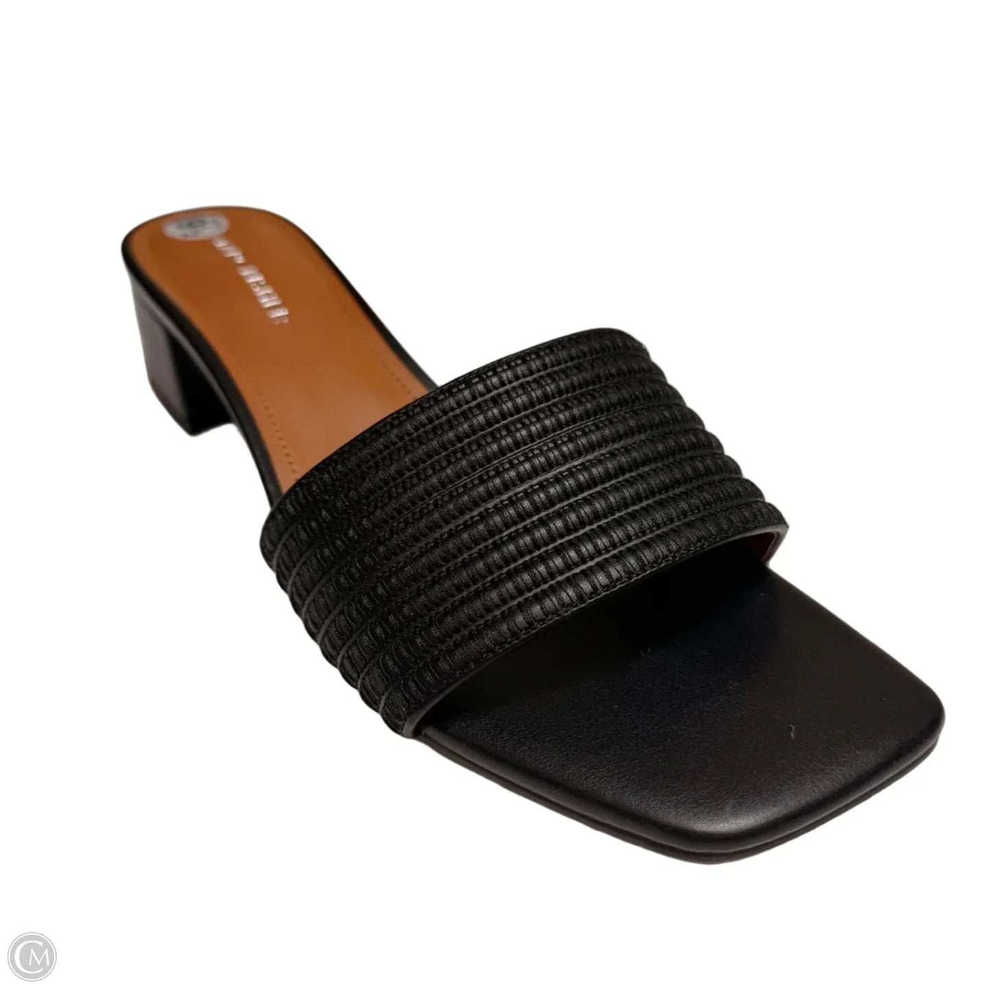 Sandals Heels Block By Marc Fisher In Black, Size: 9.5