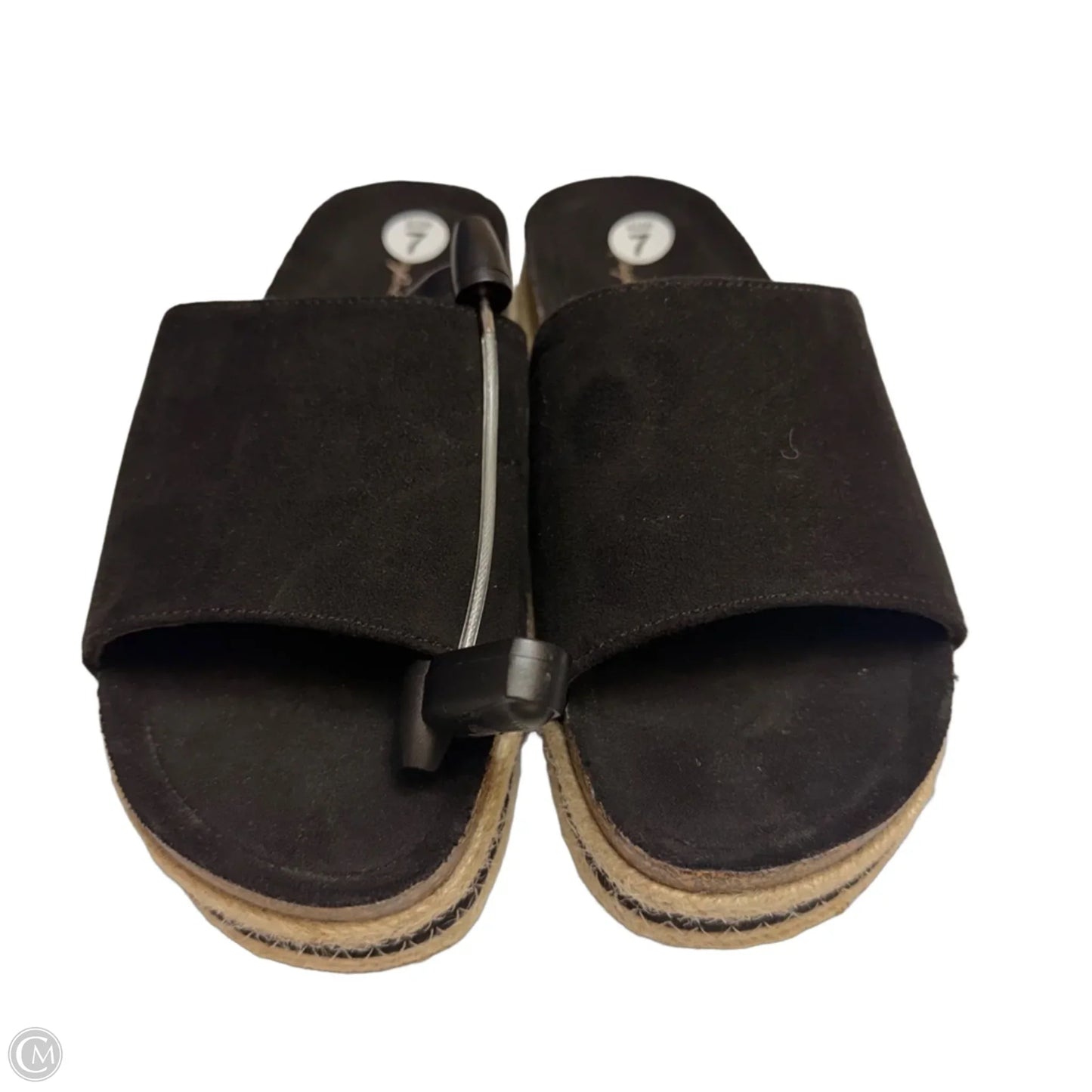 Sandals Heels Platform By Qupid In Black, Size: 7