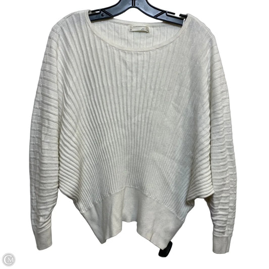 Top 3/4 Sleeve By Anthropologie In Cream, Size: Xs