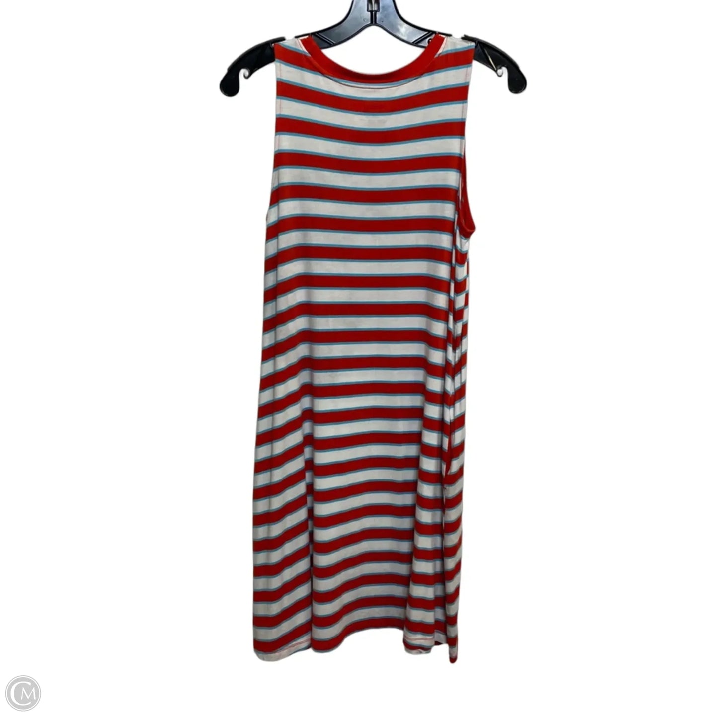 Dress Casual Short By Time And Tru In Blue Red & White, Size: M
