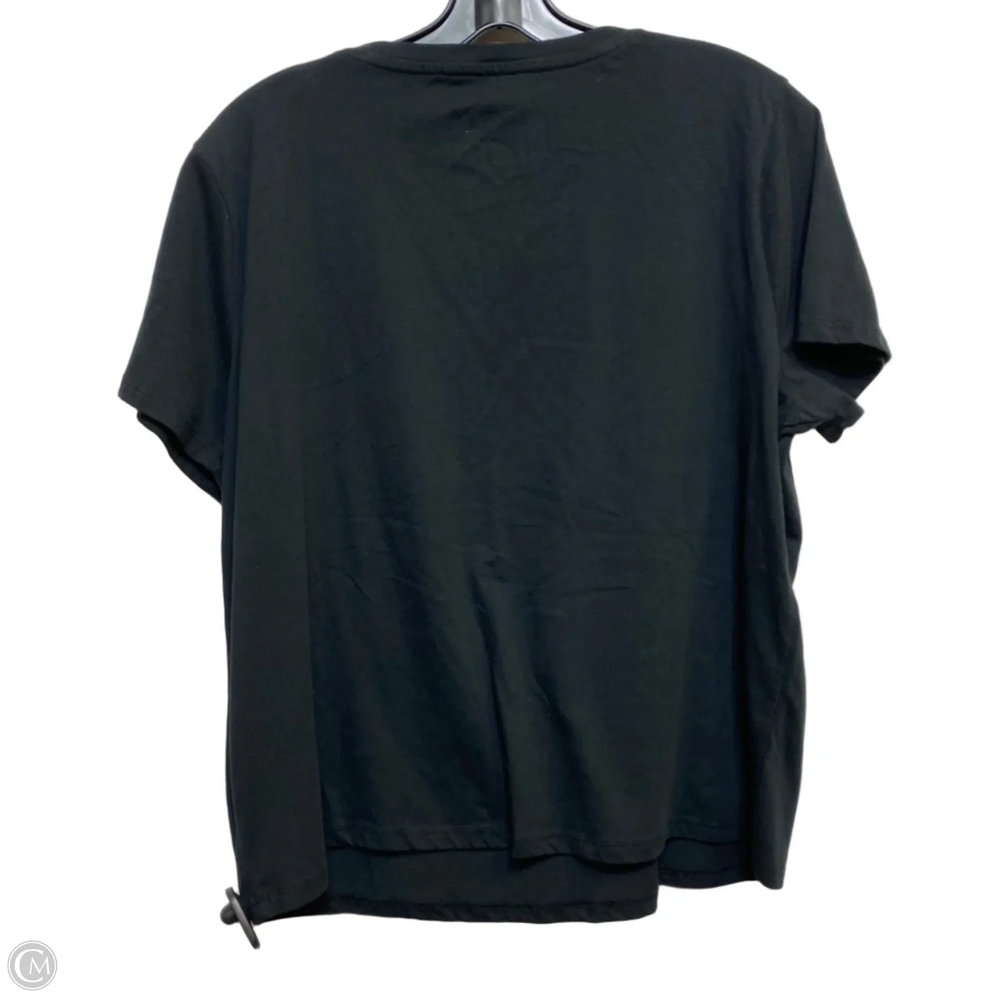 Top Short Sleeve Basic By Nine West In Black, Size: Xl