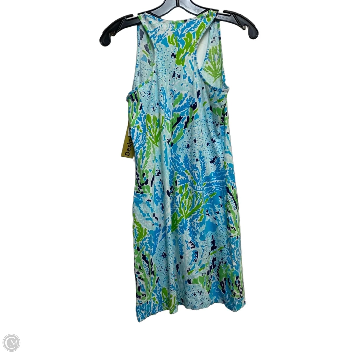 Dress Designer By Lilly Pulitzer In Blue & Green, Size: Xs