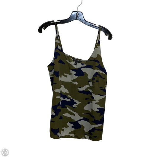 Top Sleeveless By Banana Republic In Blue & Green, Size: S
