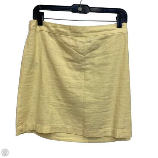 Skirt Mini & Short By Old Navy In Yellow, Size: L