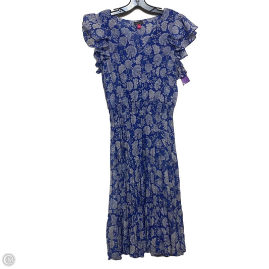 Dress Casual Midi By Vince Camuto In Blue, Size: S