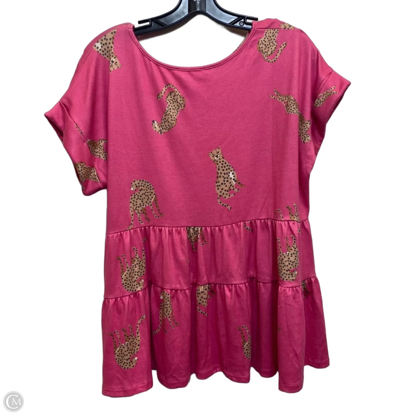 Top Short Sleeve By Entro In Pink, Size: S