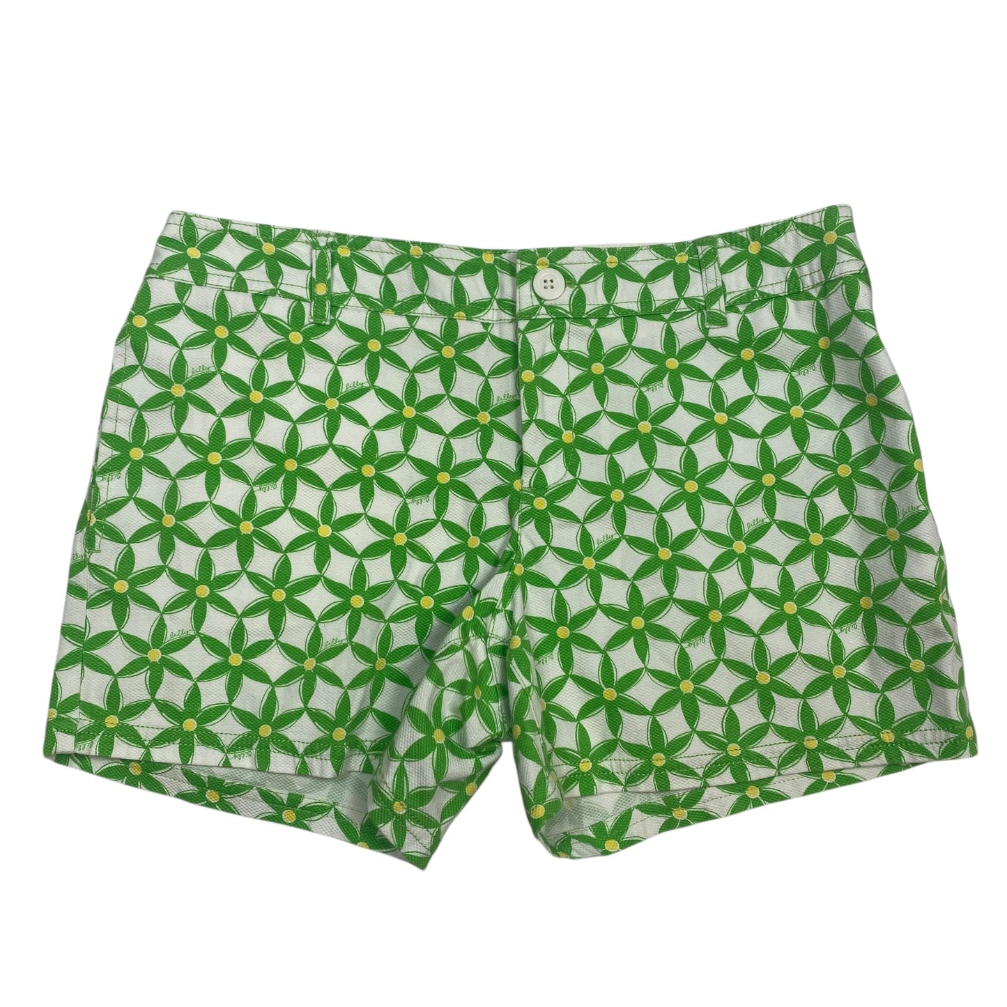 Shorts Designer By Lilly Pulitzer In Green & White, Size: 6