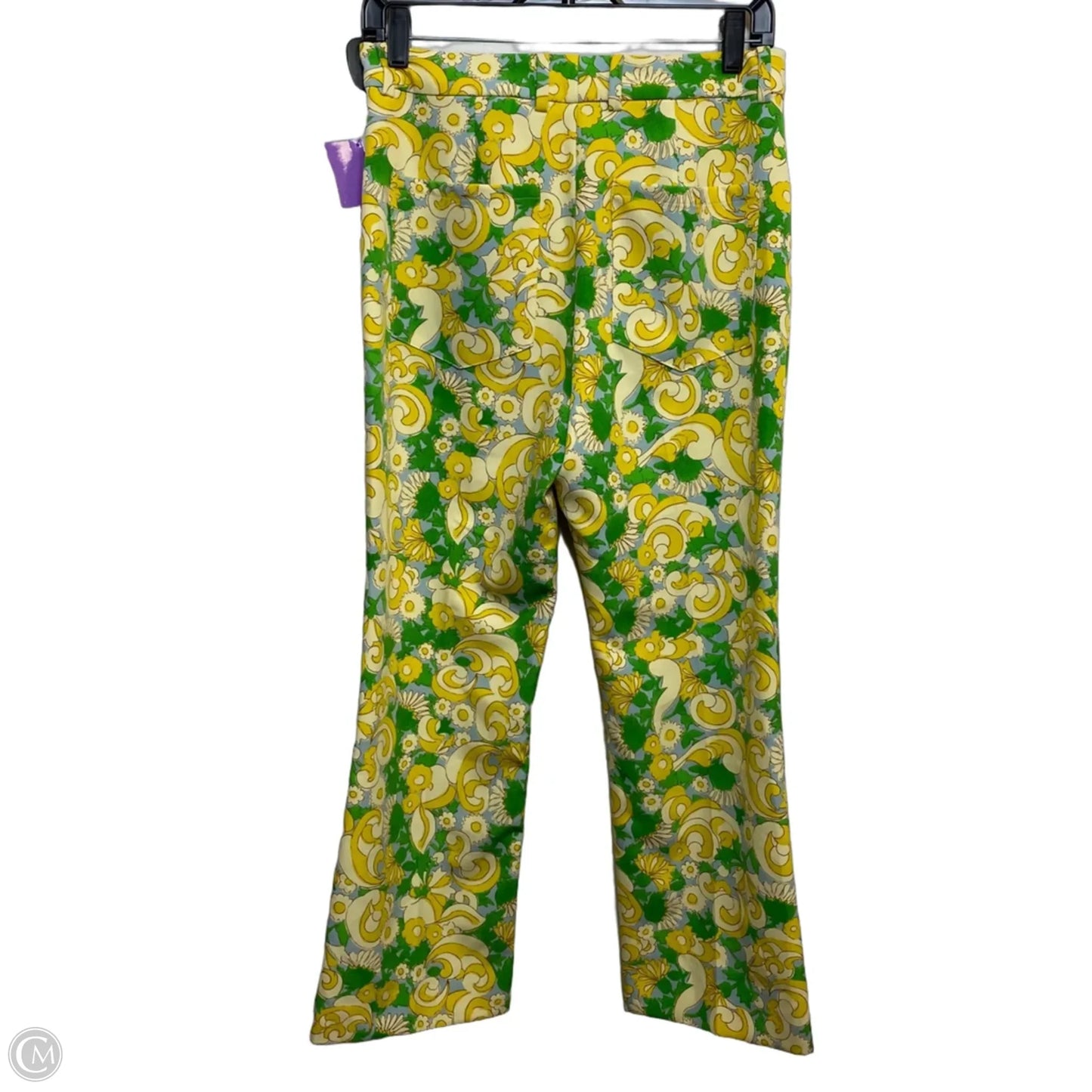 Pants Other By Zara In Green & Yellow, Size: M