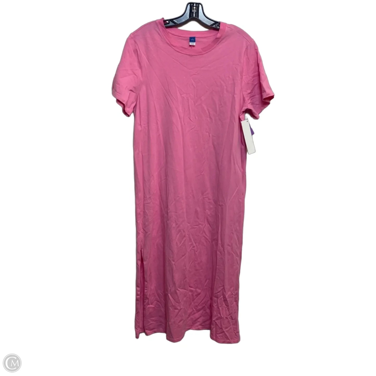 Dress Casual Midi By Old Navy In Pink, Size: Lp