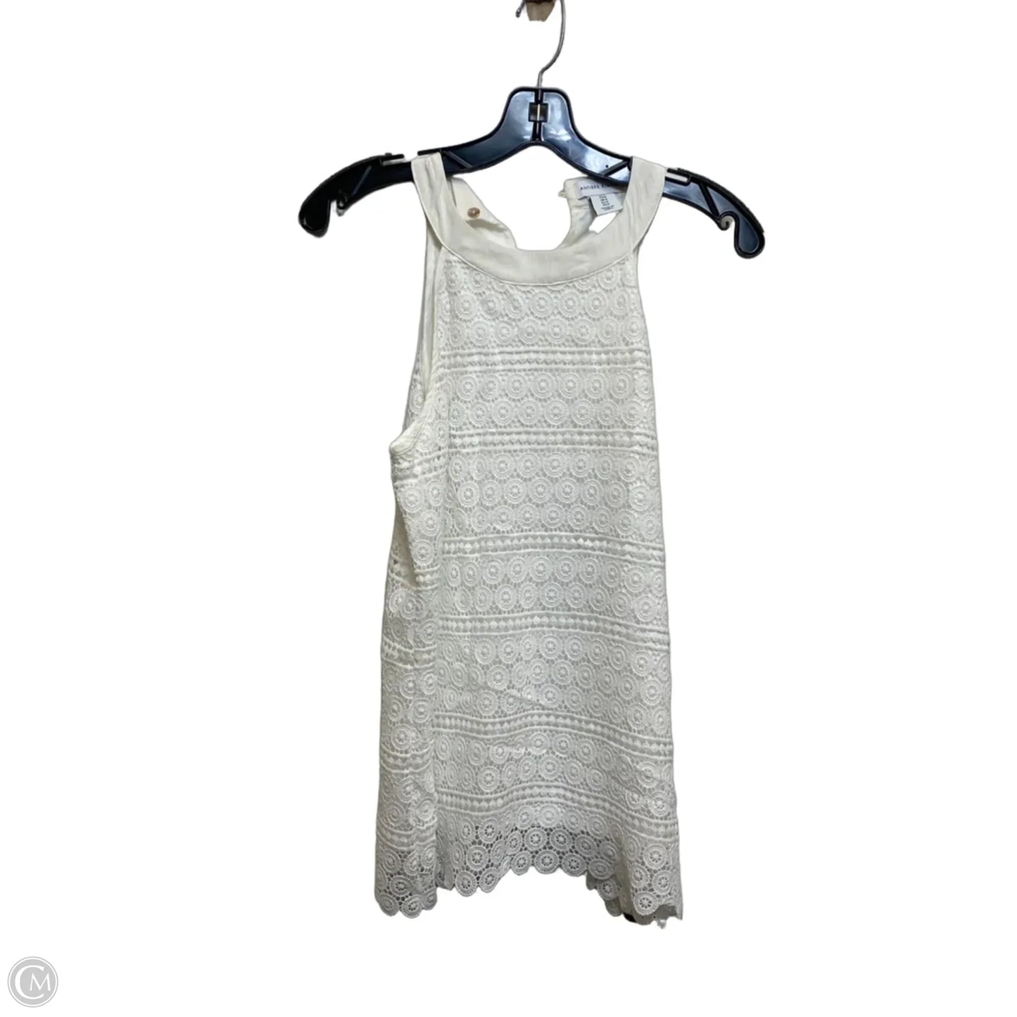 Top Sleeveless By Antibes Blanc In White, Size: S