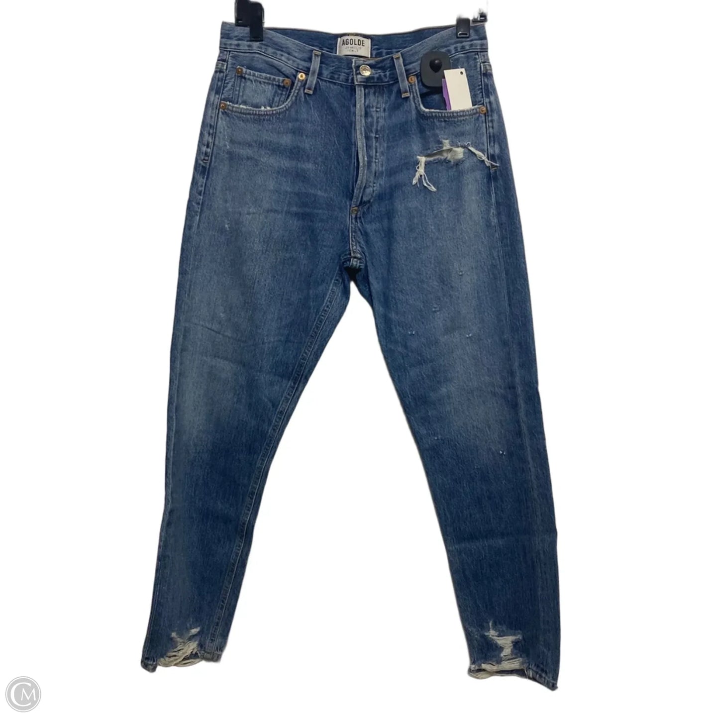 Jeans Designer By Agolde In Blue Denim, Size: 6