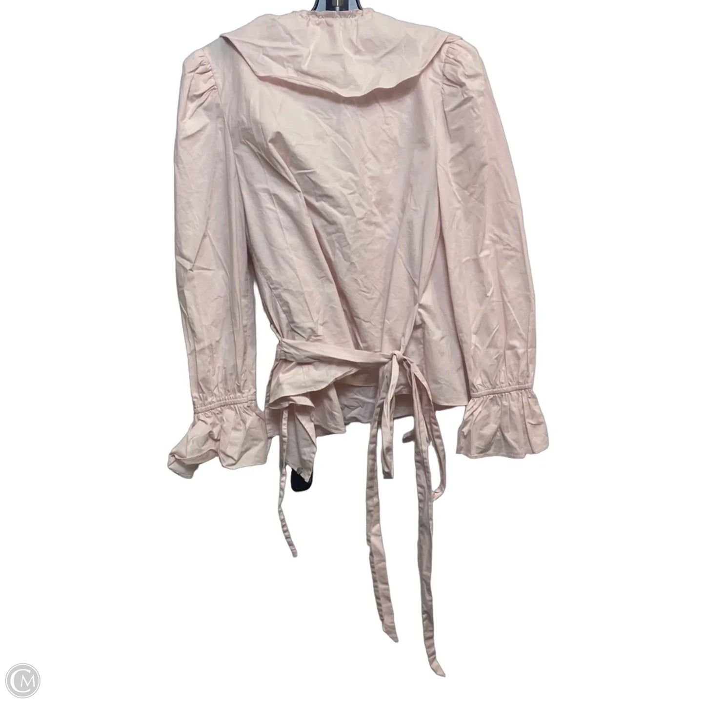 Top Long Sleeve By rachel barcell In Pink, Size: S