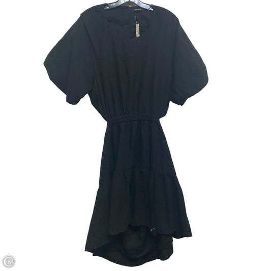 Dress Casual Midi By Madewell In Black, Size: Xxl
