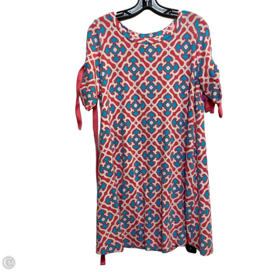 Dress Casual Short By Crown And Ivy In Blue & Pink, Size: M