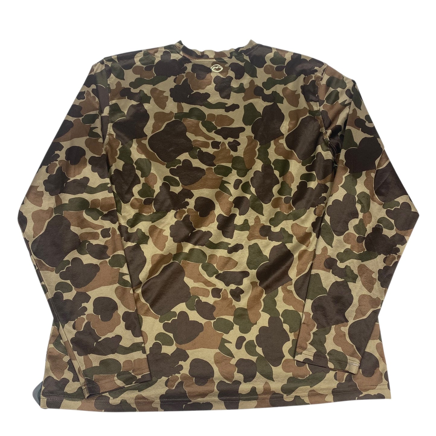 Athletic Top Long Sleeve Crewneck By Magellan In Camouflage Print, Size: L