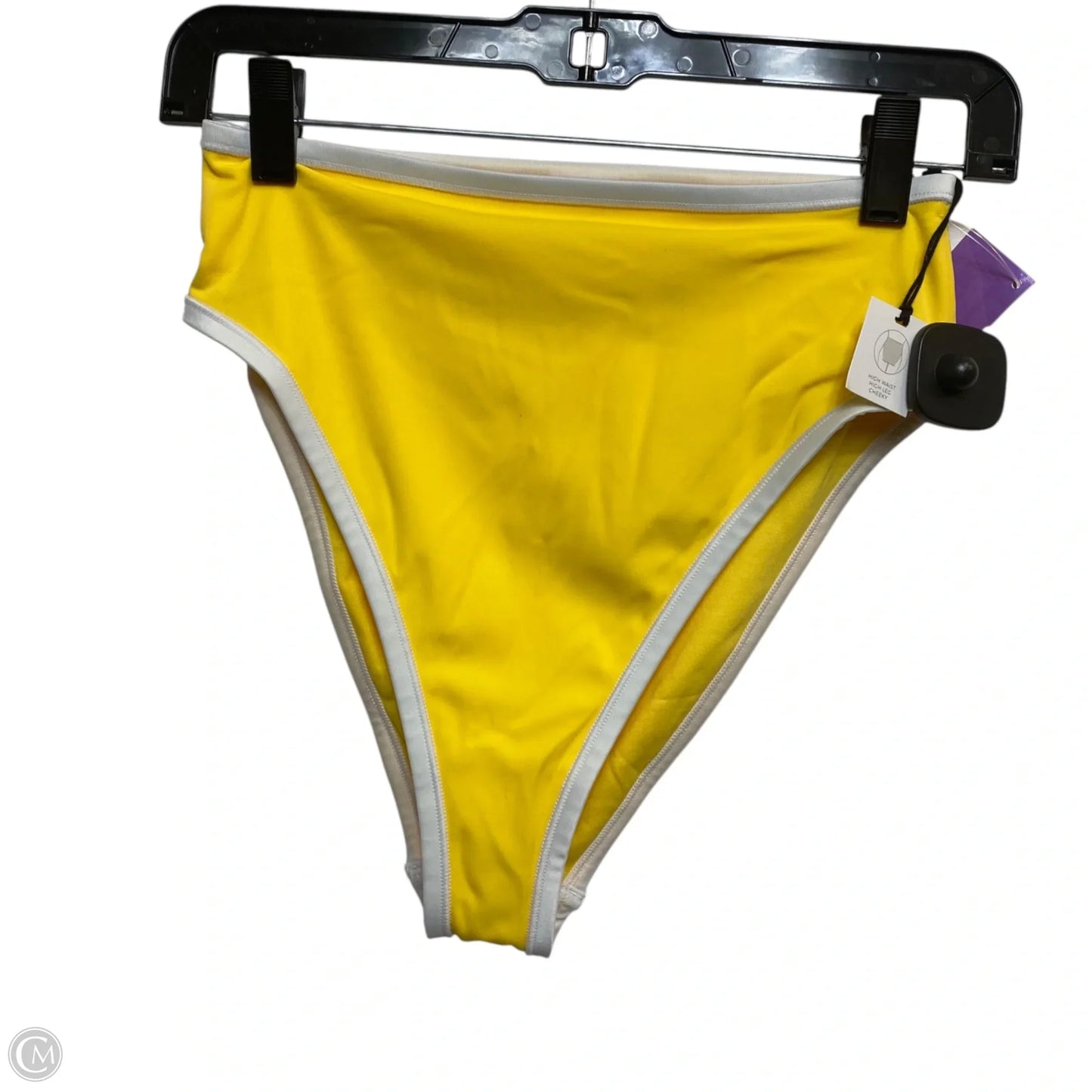 Swimsuit Bottom By Shade & Shore In Yellow, Size: S