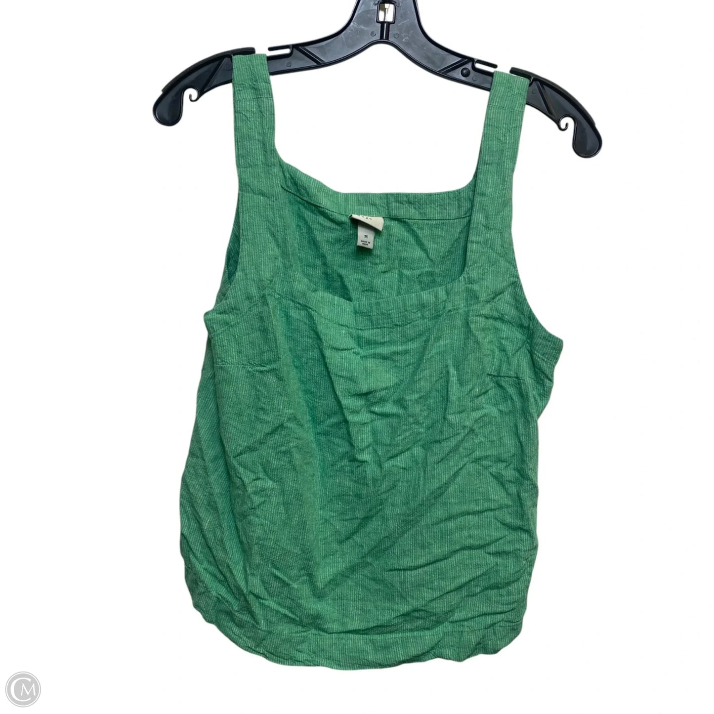 Top Sleeveless By A New Day In Green, Size: M