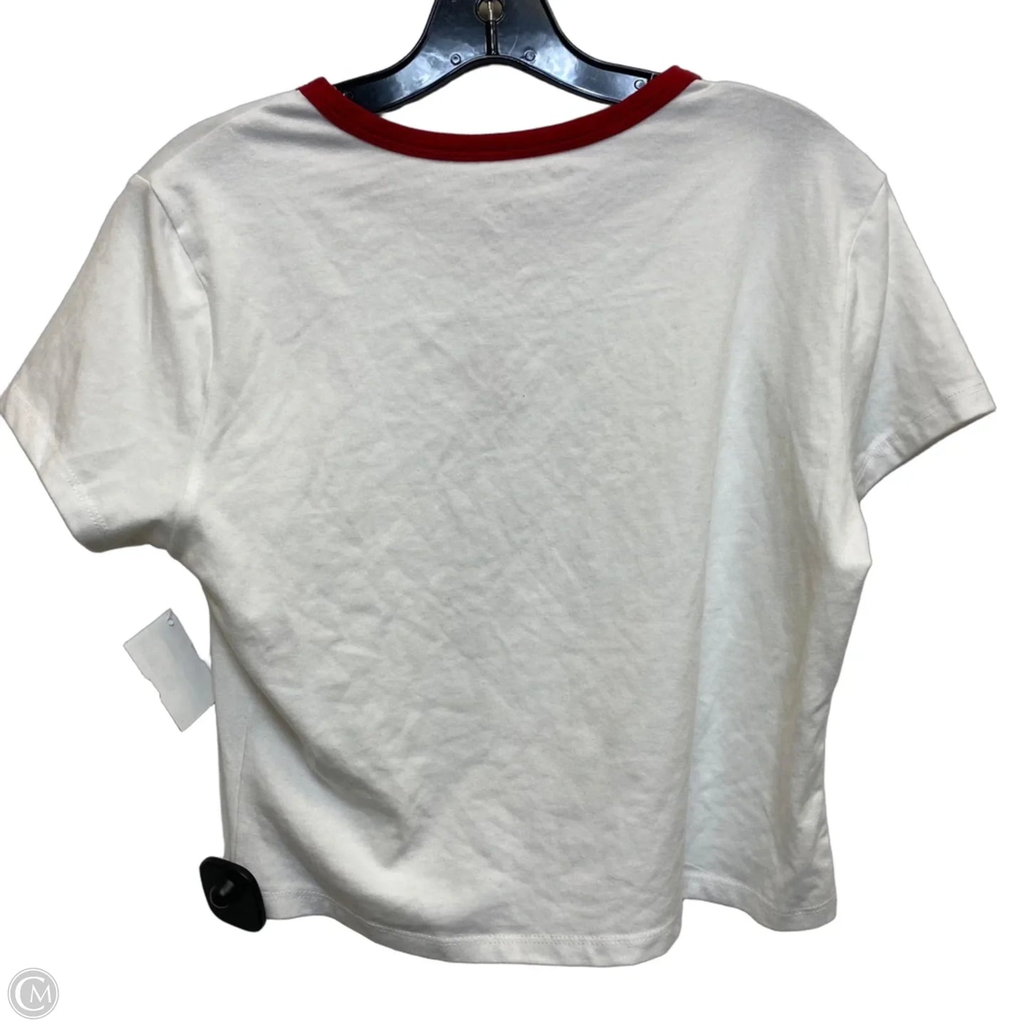 Top Short Sleeve By Better Together In Red & White, Size: Xl