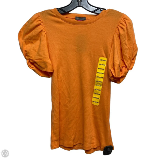 Top Short Sleeve By Vince Camuto In Orange, Size: M
