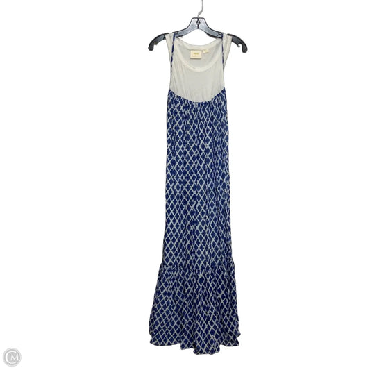 Dress Casual Maxi By Maeve In Blue, Size: S