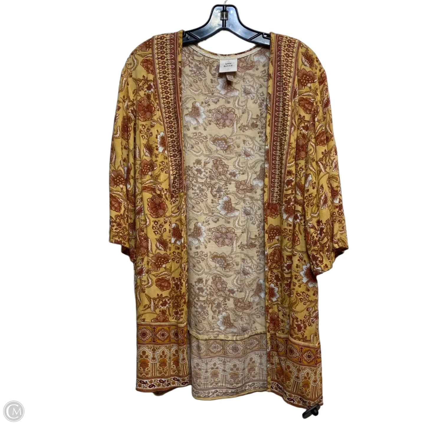 Kimono By Knox Rose In Brown & Tan, Size: M