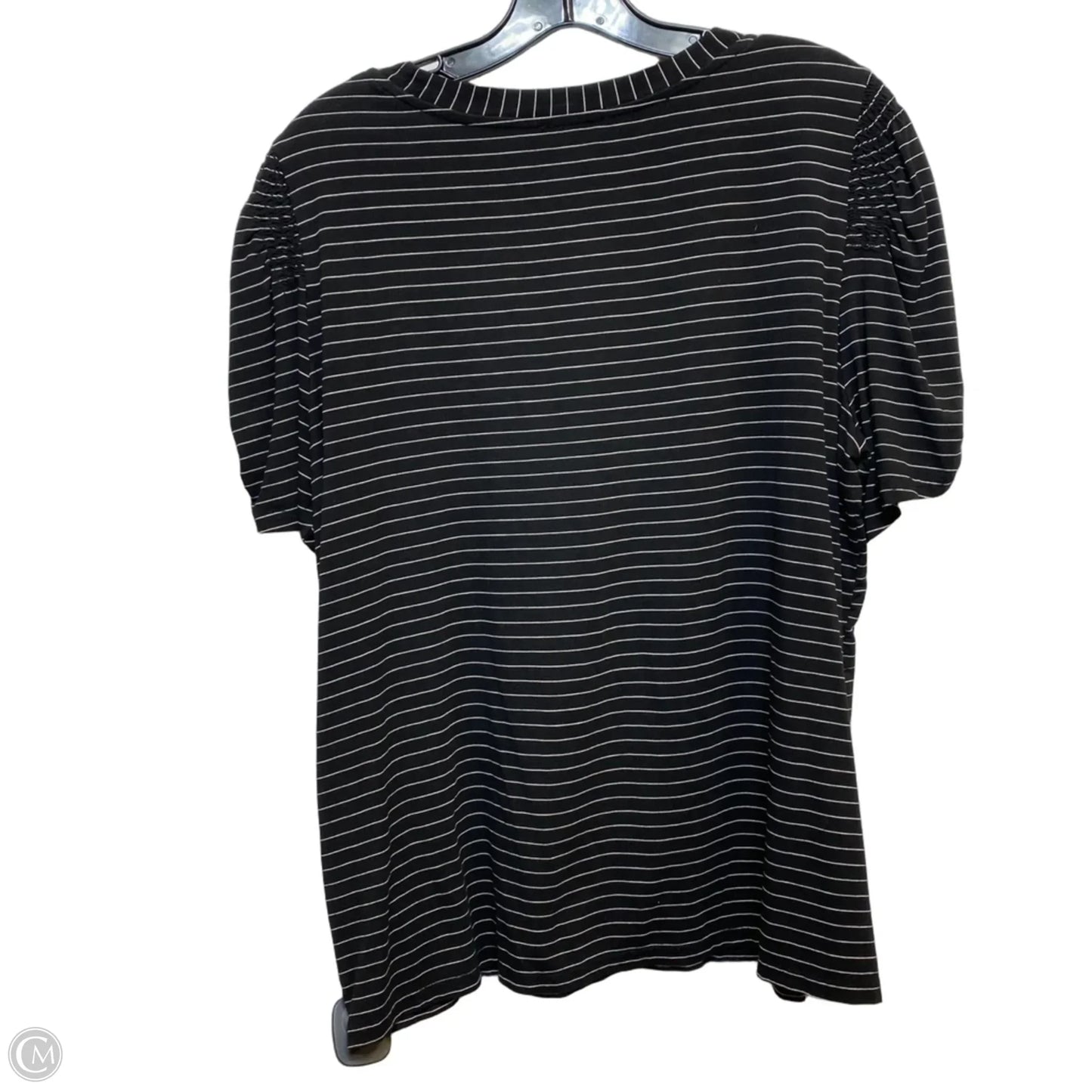 Top Short Sleeve By Modern Works In Black, Size: Xl