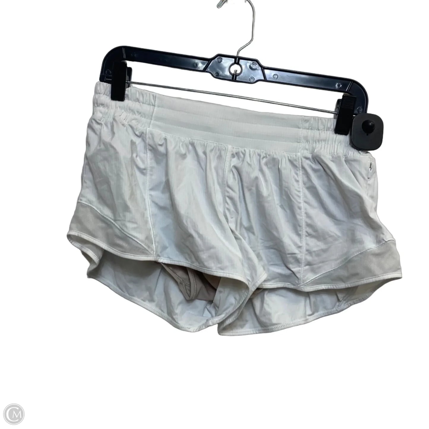 Athletic Shorts Designer By Lululemon In White, Size: M