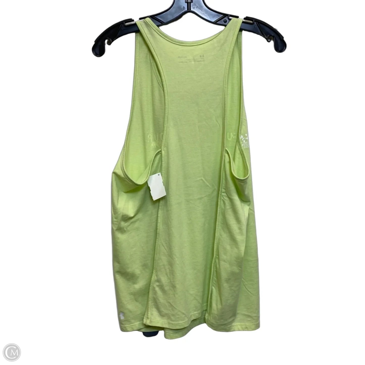 Athletic Tank Top By Under Armour In Green, Size: L
