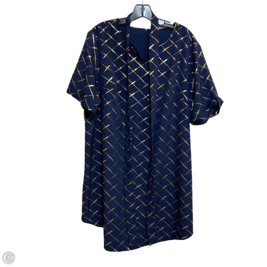 Dress Casual Short By Shein In Blue, Size: 1x