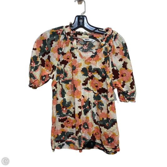 Top Short Sleeve By Sonoma In Multi-colored, Size: S