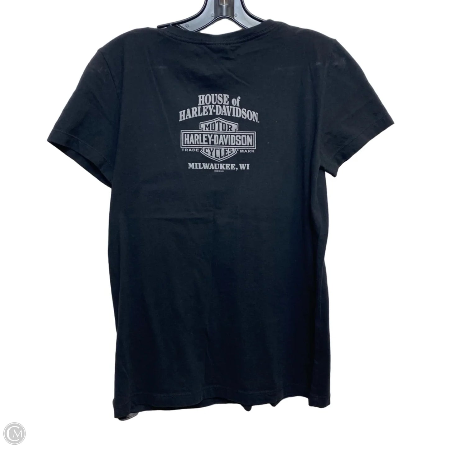 Top Short Sleeve By Harley Davidson In Black, Size: M