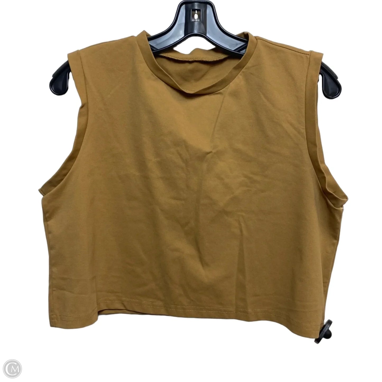 Top Sleeveless By Shein In Brown, Size: S