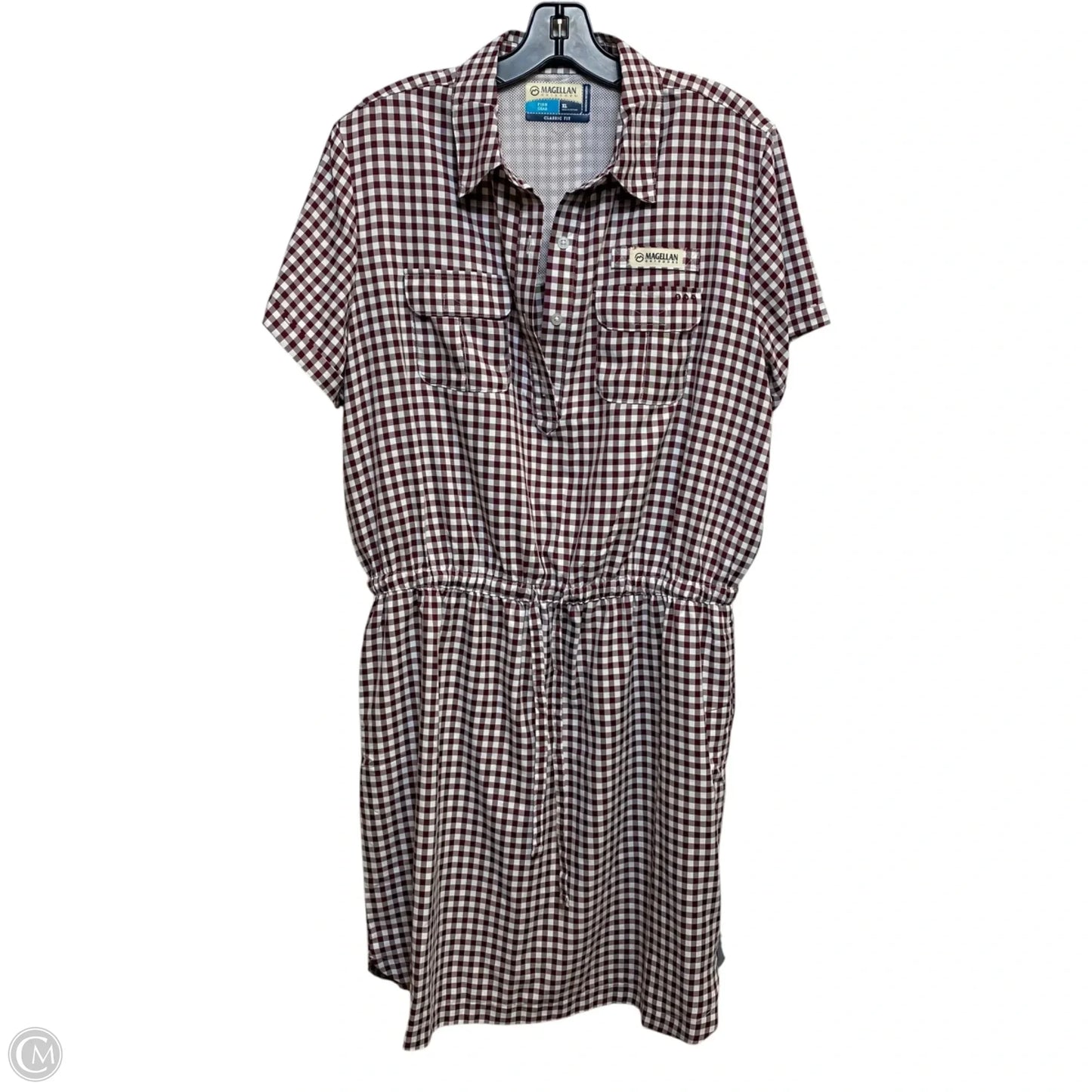 Athletic Dress By Magellan In Red & White, Size: Xl