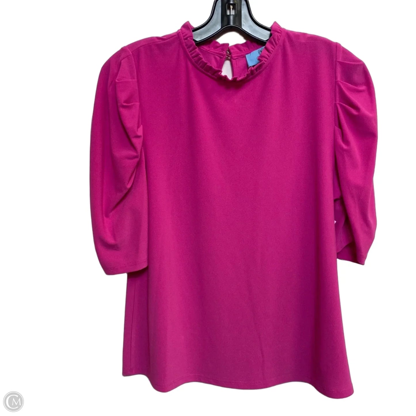 Top Short Sleeve By Cece In Pink, Size: M