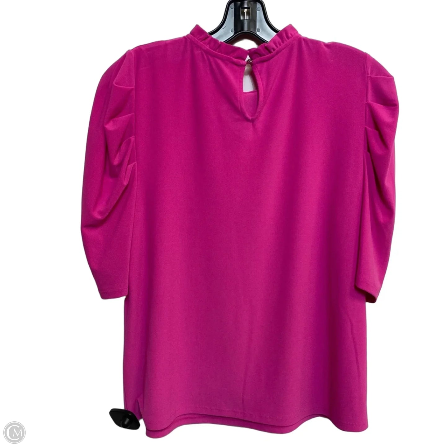Top Short Sleeve By Cece In Pink, Size: M