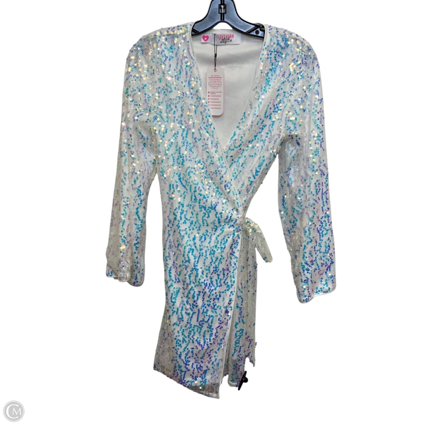 Dress Casual Short By Southern Fried Chics In White, Size: M