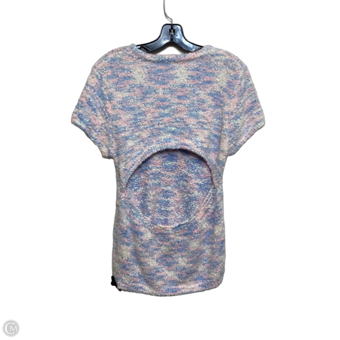 Top Short Sleeve By Venus In Blue & Pink, Size: M