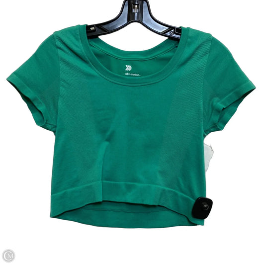 Athletic Top Short Sleeve By All In Motion In Green, Size: M